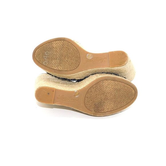 Lucky Brand "Rilo" Macrame Espadrille Jute Wedges - Picture 10 of 12